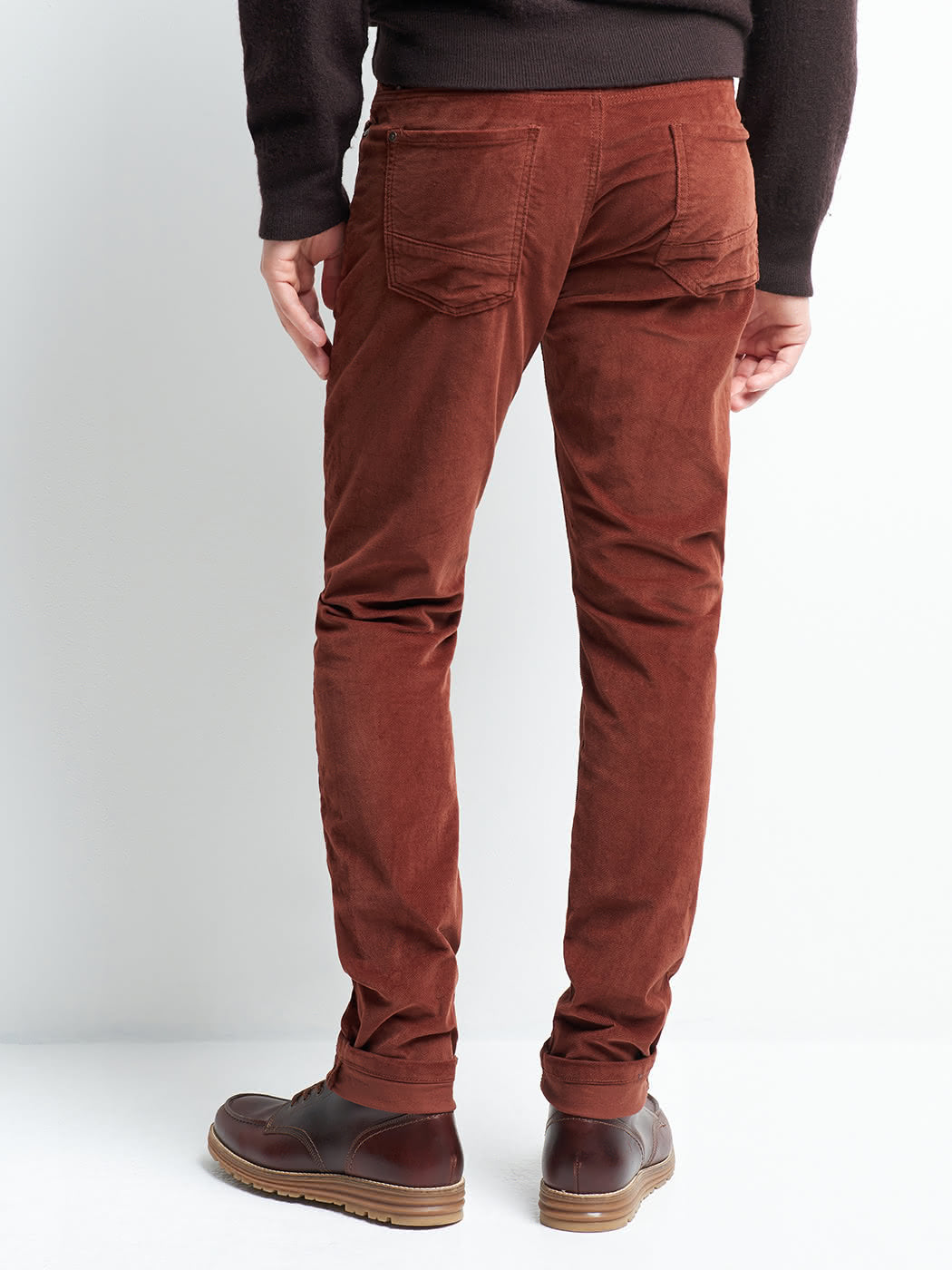 Jean couleur slim stretch en velours - DEVRED 1902