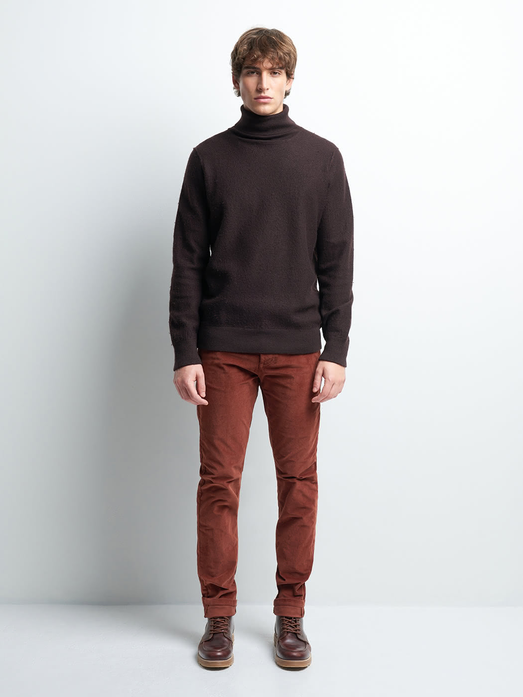 Jean couleur slim stretch en velours - DEVRED 1902