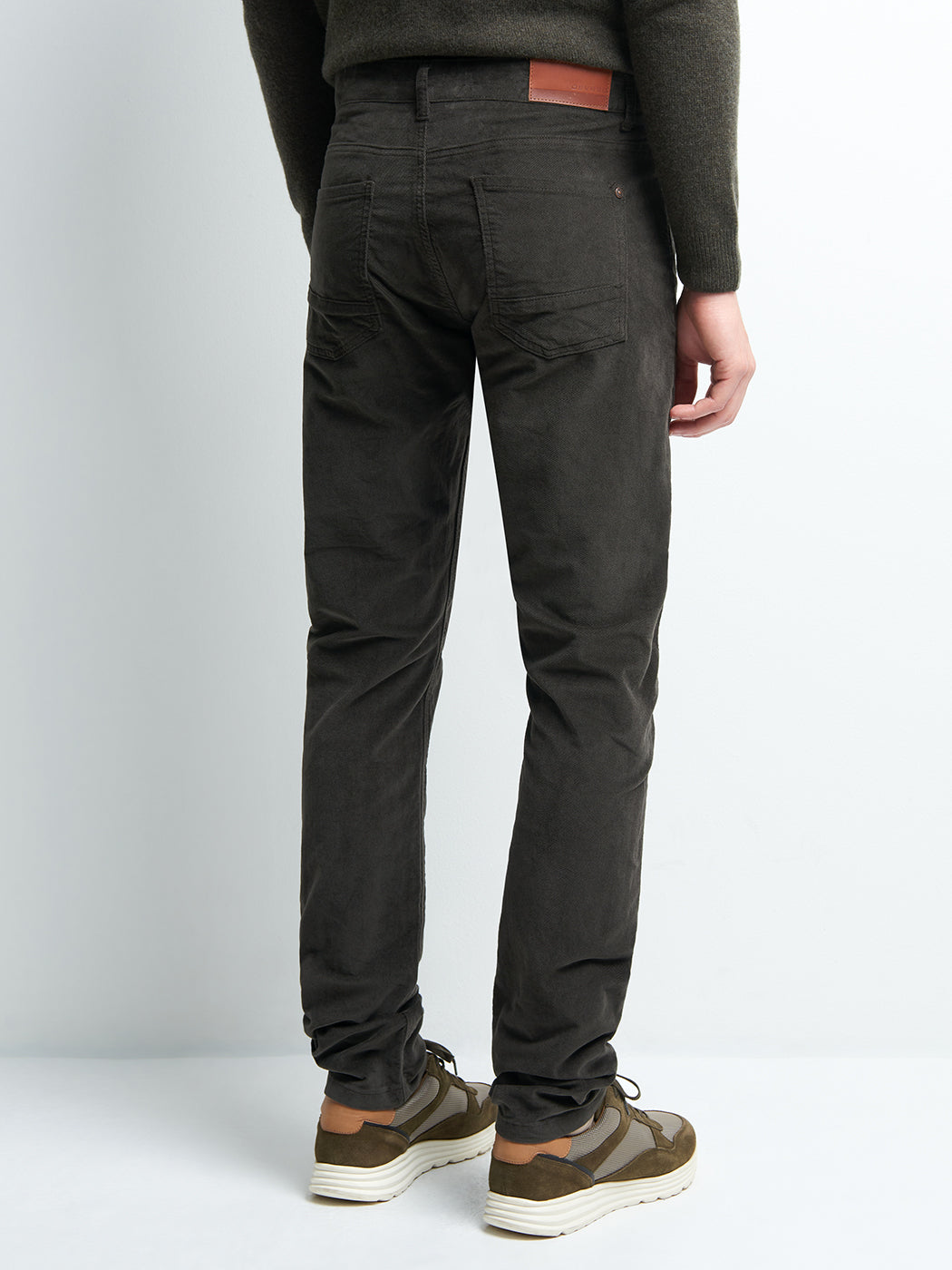 Jean couleur slim stretch en velours - DEVRED 1902