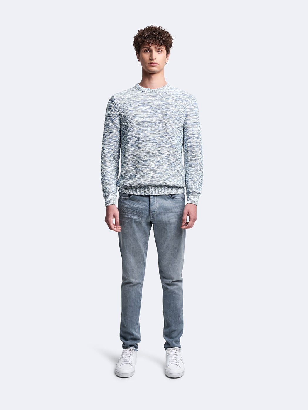 Jean couleur slim en coton élasthane uni - DEVRED 1902