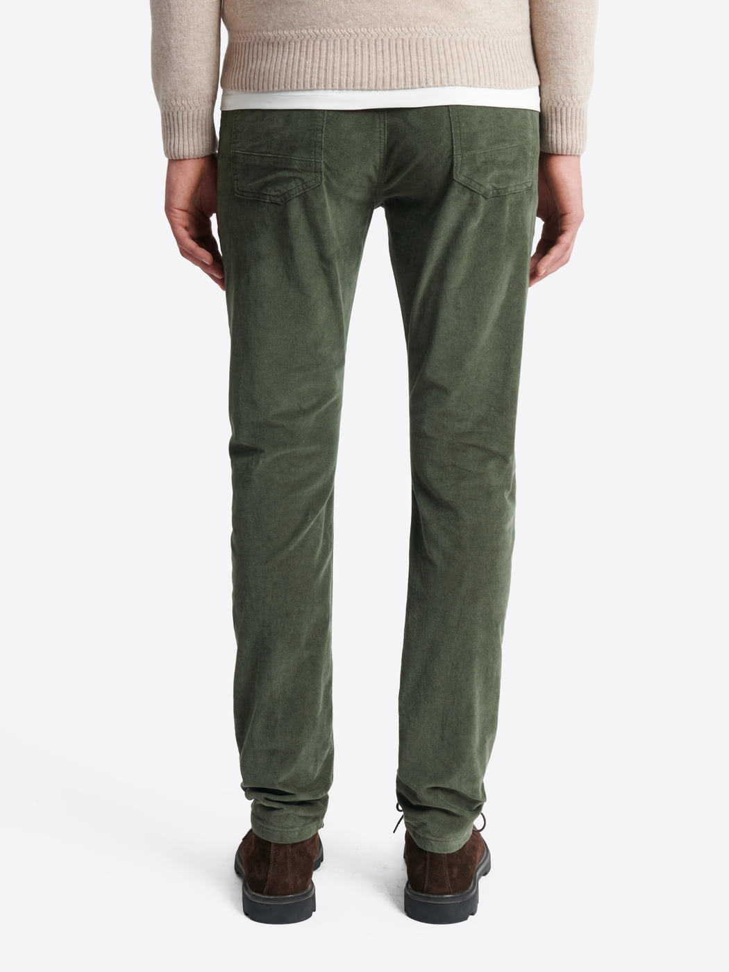 Jean couleur slim en velours - DEVRED 1902