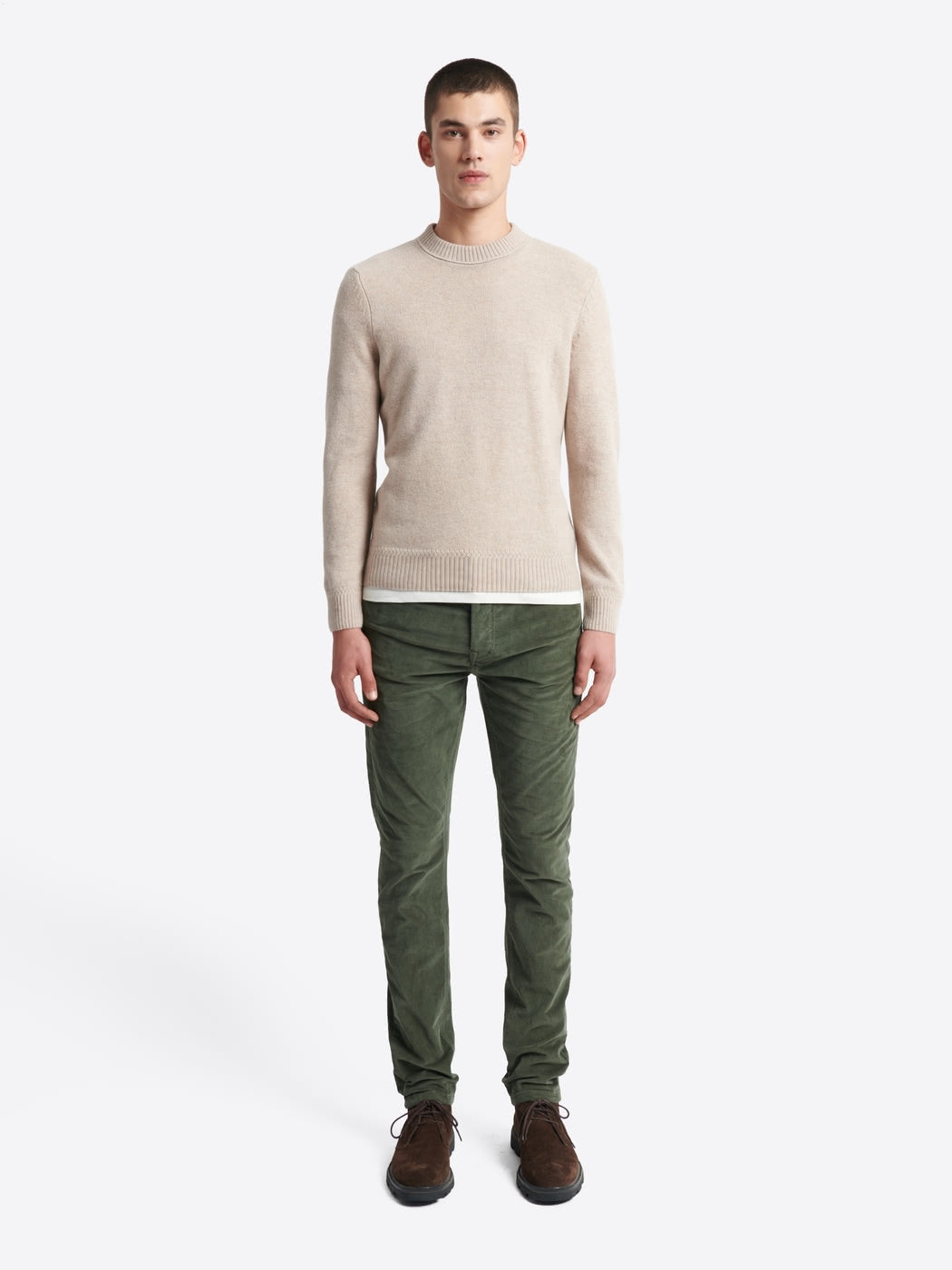 Jean couleur slim en velours - DEVRED 1902