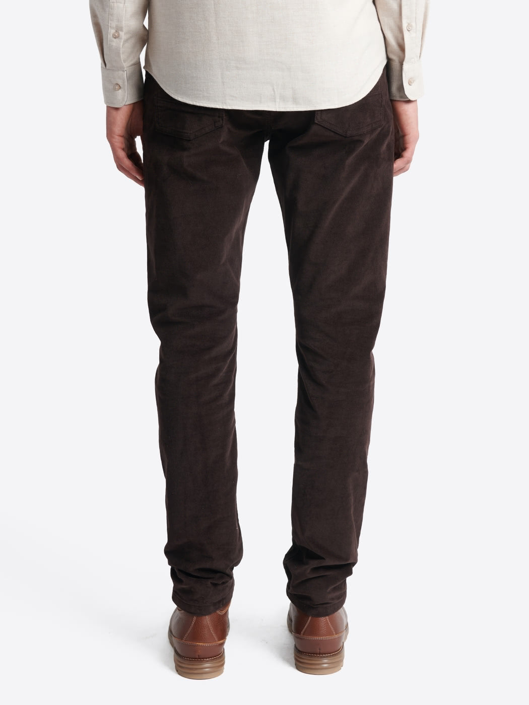 Jean couleur slim en velours - DEVRED 1902