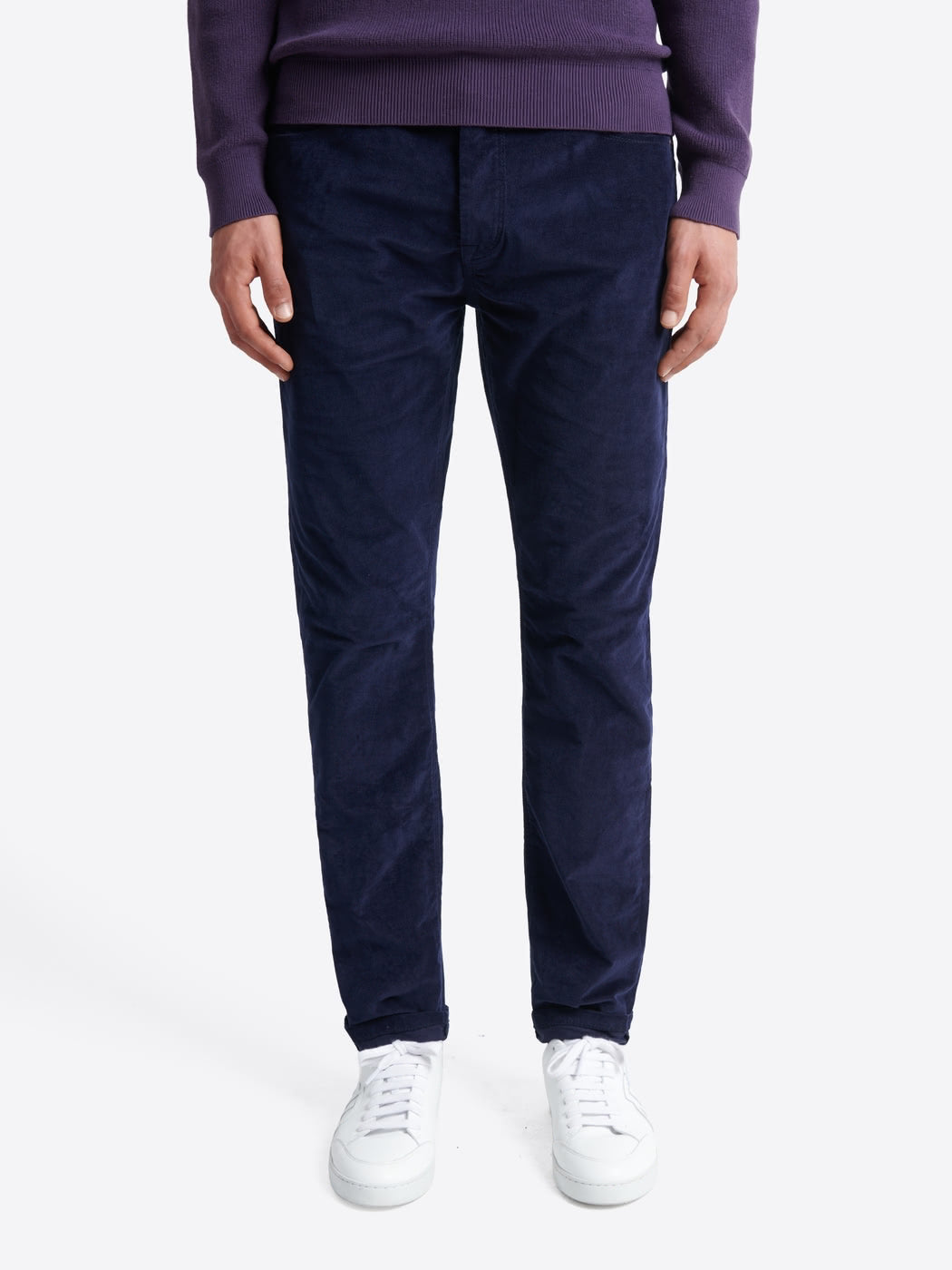 Jean couleur slim en velours - DEVRED 1902