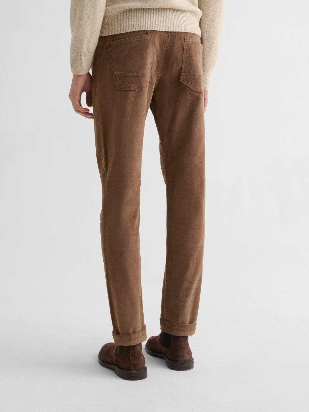 Jean couleur slim en velours - DEVRED 1902