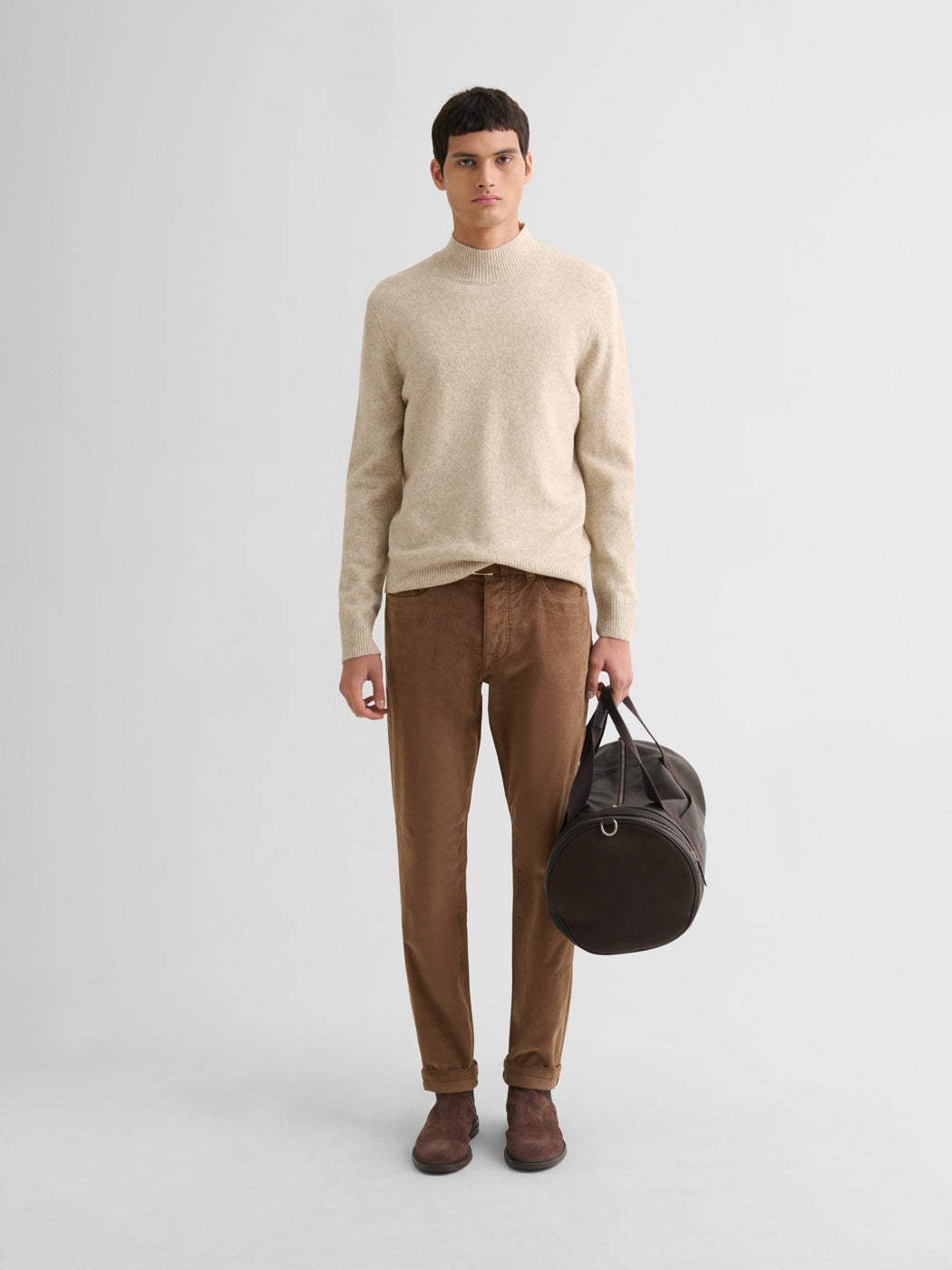 Jean couleur slim en velours - DEVRED 1902