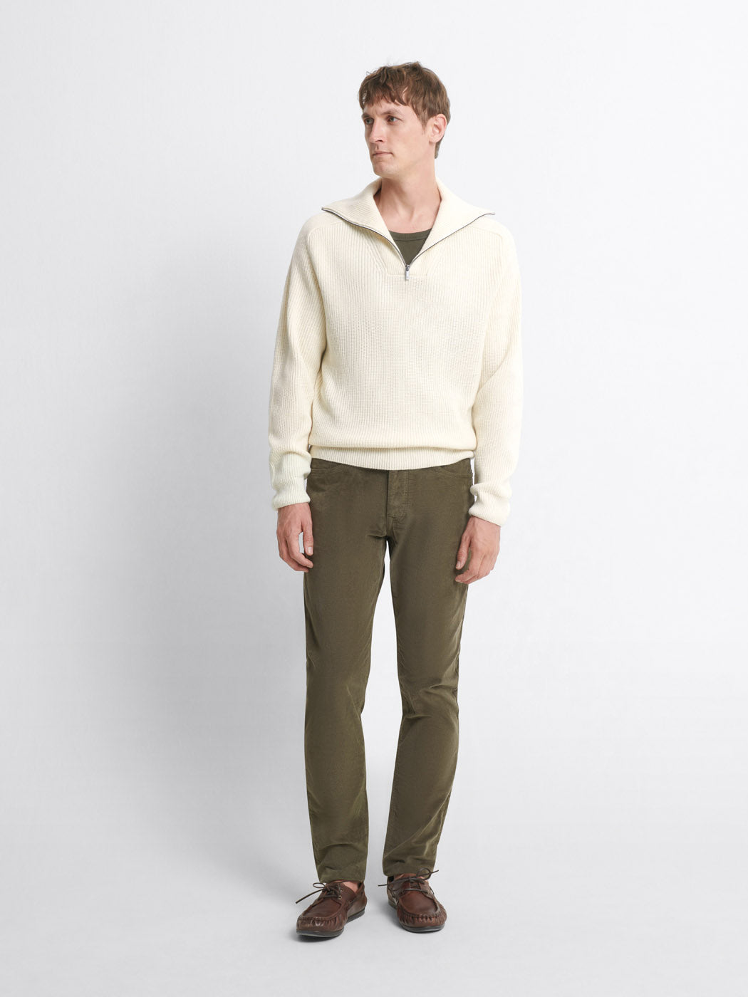 Jean couleur slim en velours - DEVRED 1902