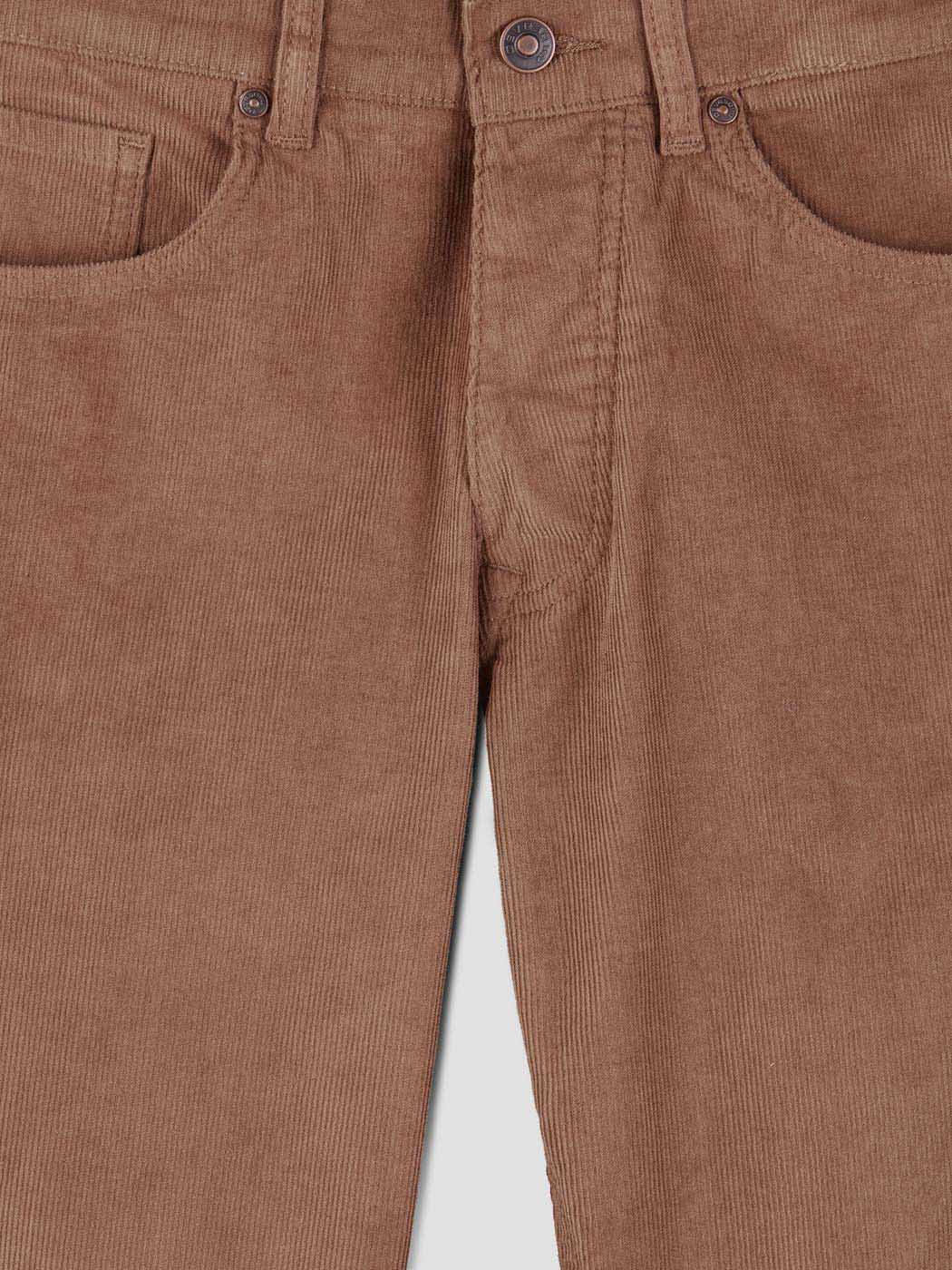 Jean couleur slim en velours - DEVRED 1902