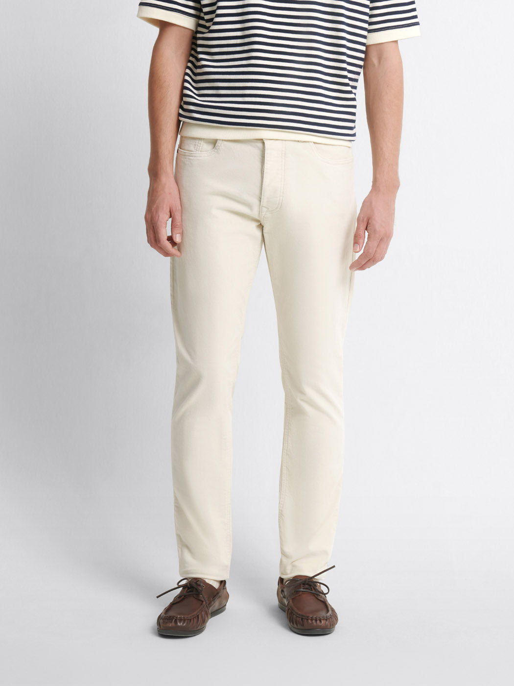 Jean couleur slim en velours - DEVRED 1902