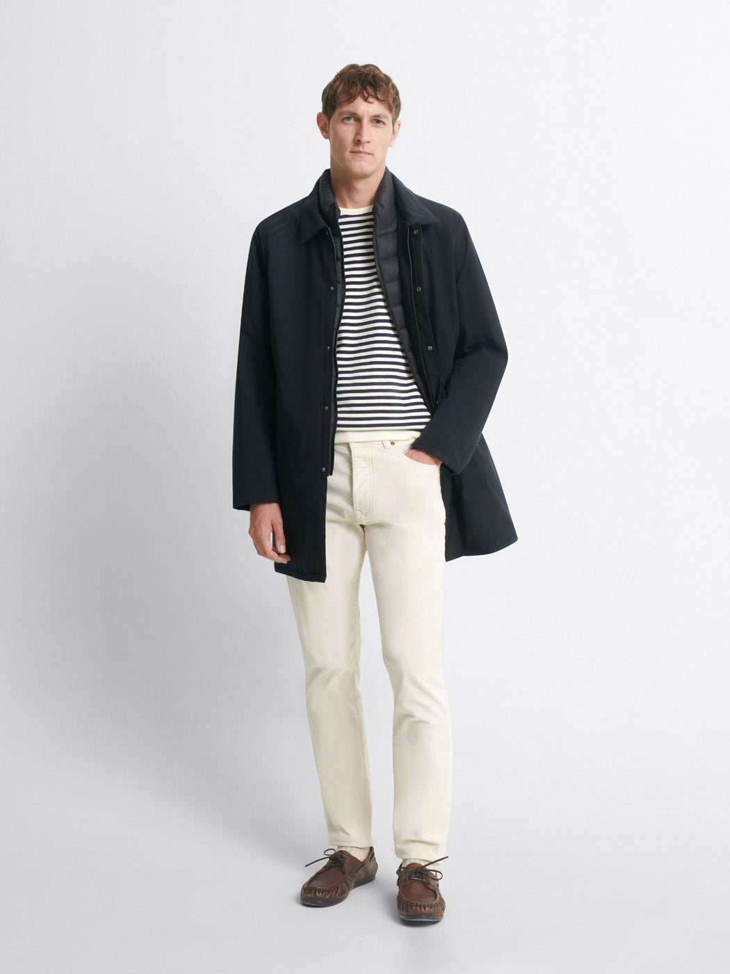 Jean couleur slim en velours - DEVRED 1902