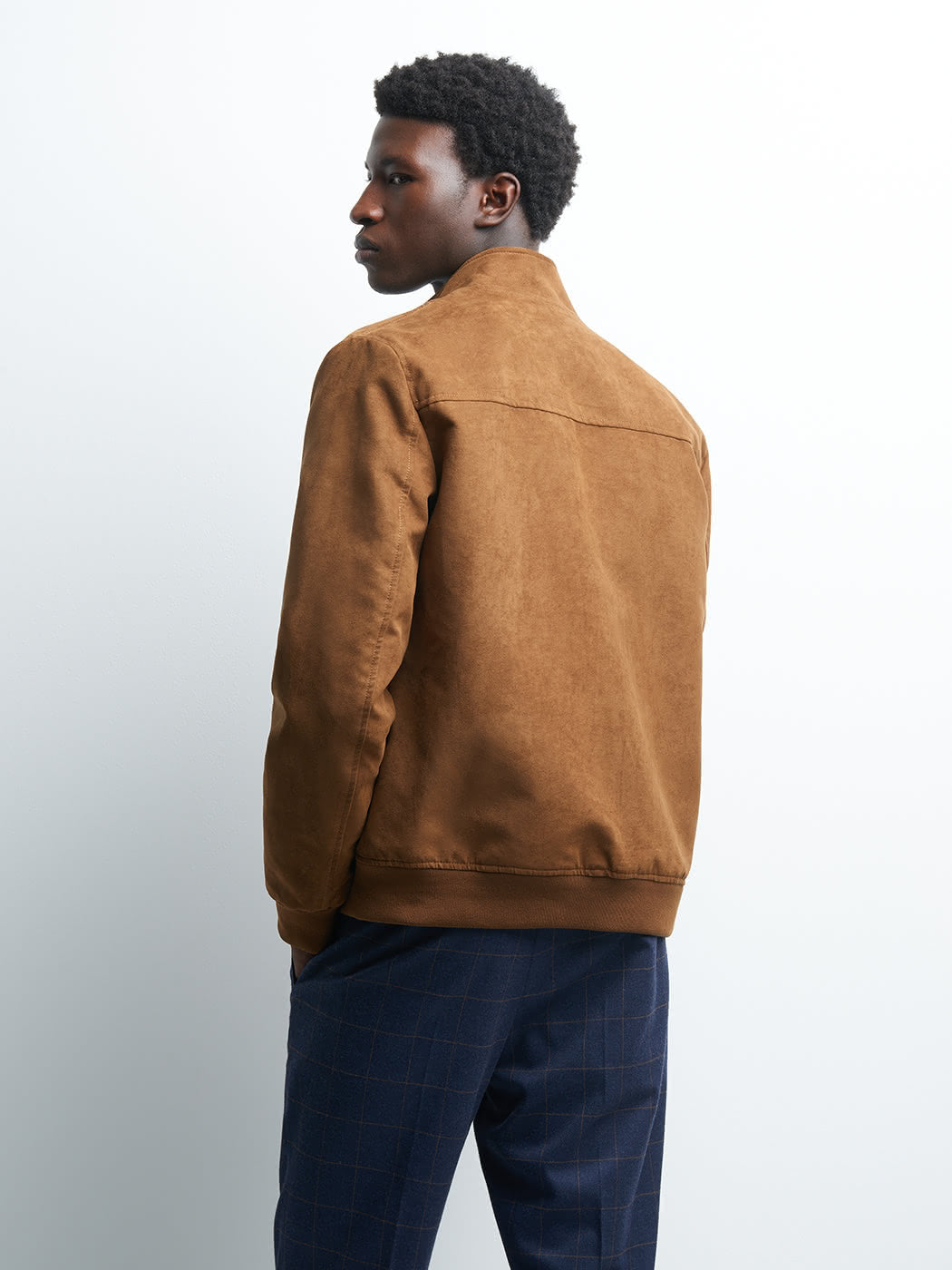 Blouson suédine col montant - DEVRED 1902