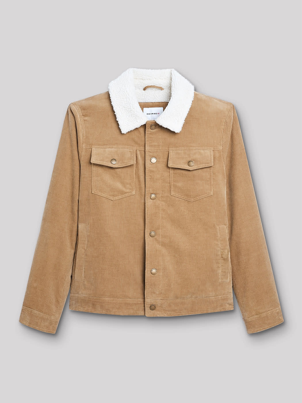 Blouson en velours côtelé col sherpa - DEVRED 1902