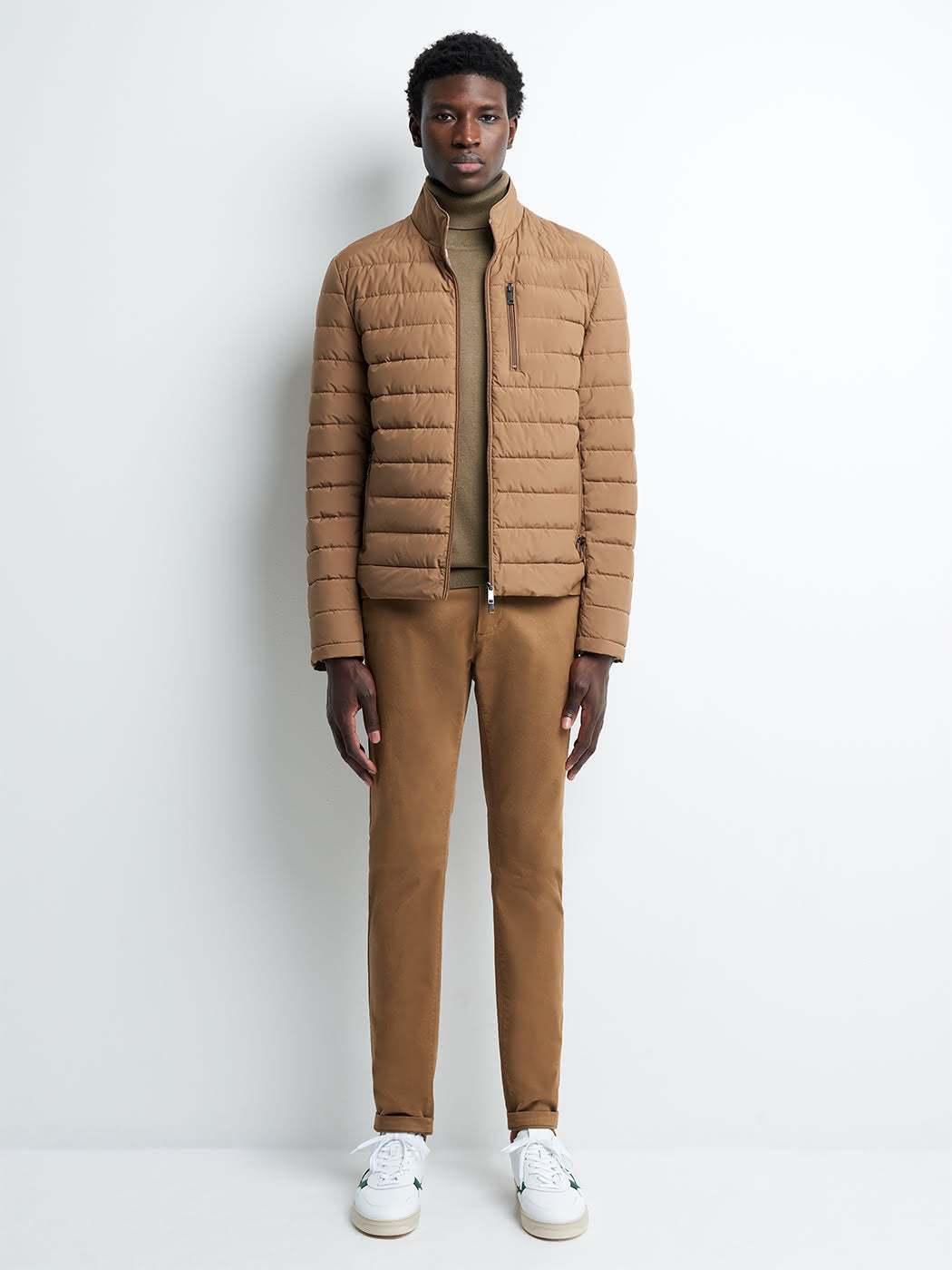 Blouson zippé matelassé col montant - DEVRED 1902