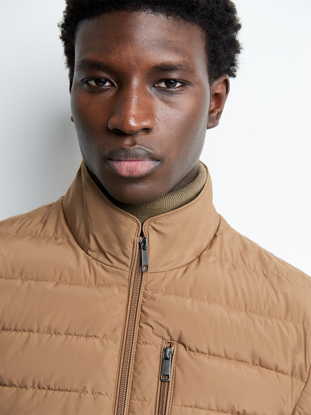 Blouson zippé matelassé col montant - DEVRED 1902