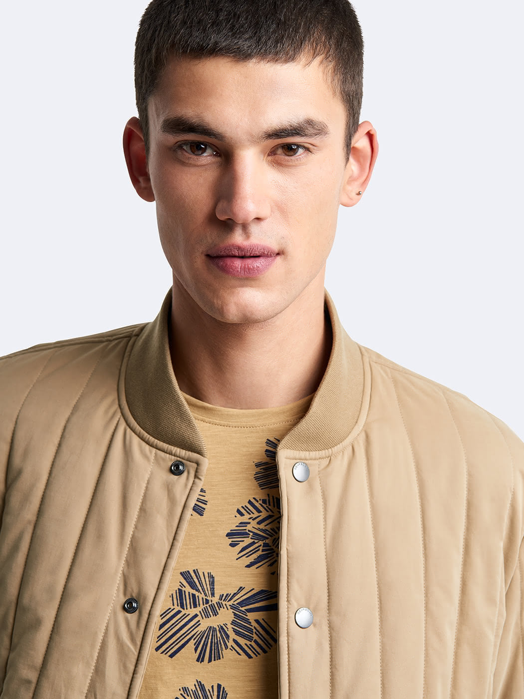 Blouson bomber matelassé col teddy - DEVRED 1902