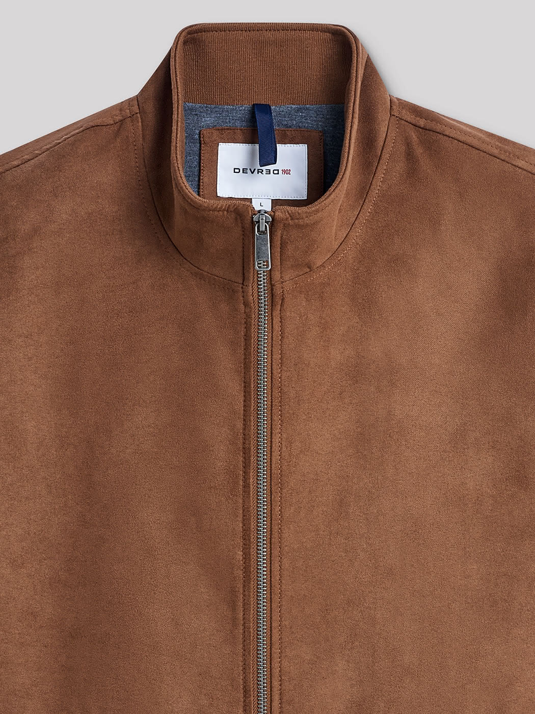 Blouson en suédine col montant - DEVRED 1902