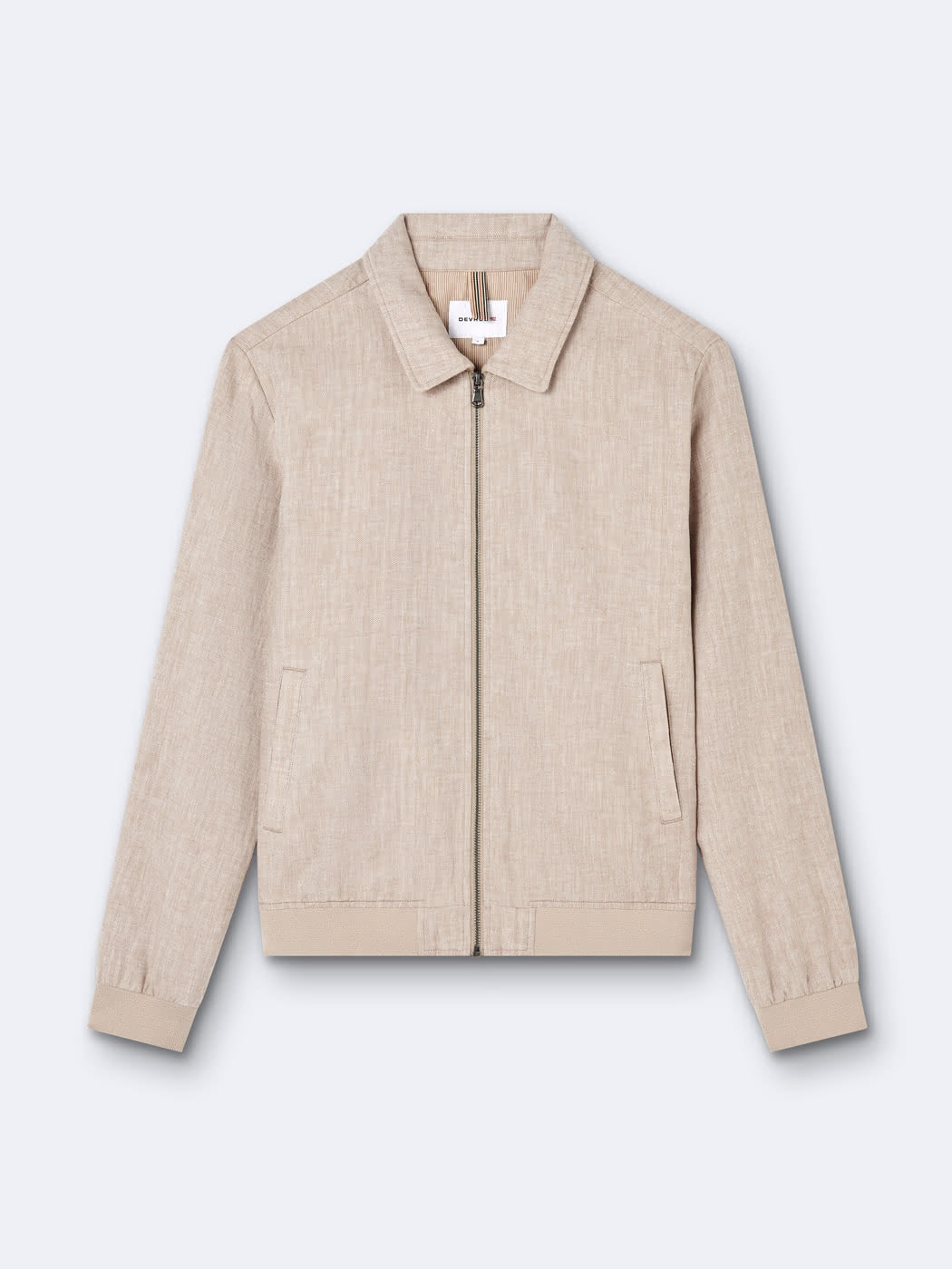 Blouson en coton-lin col chemise - DEVRED 1902