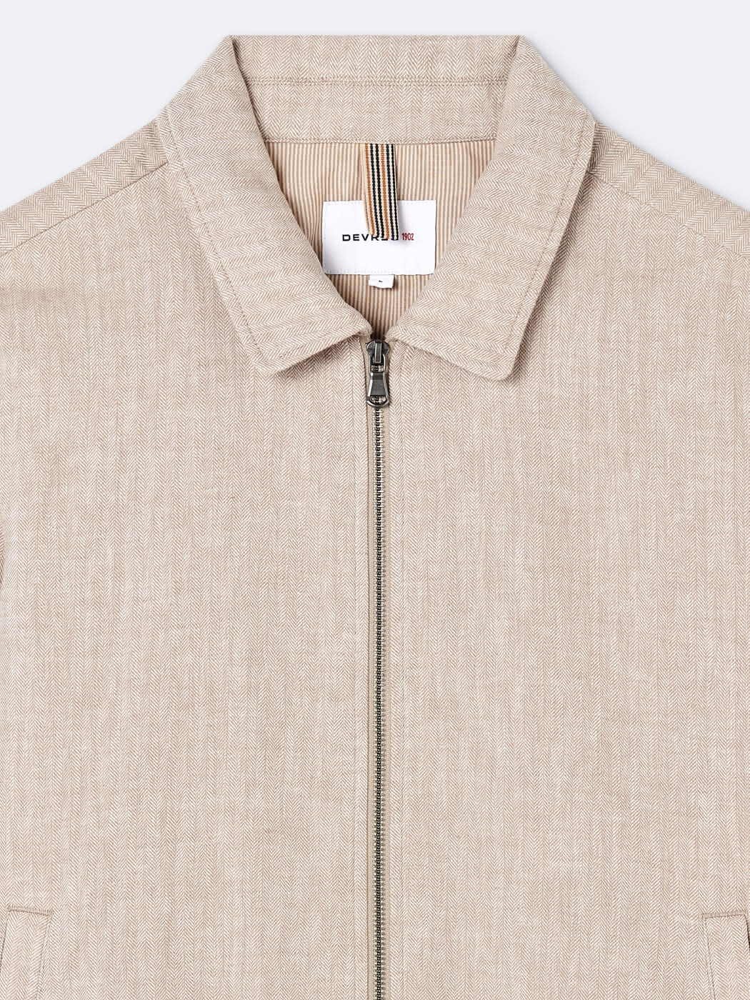 Blouson en coton-lin col chemise - DEVRED 1902