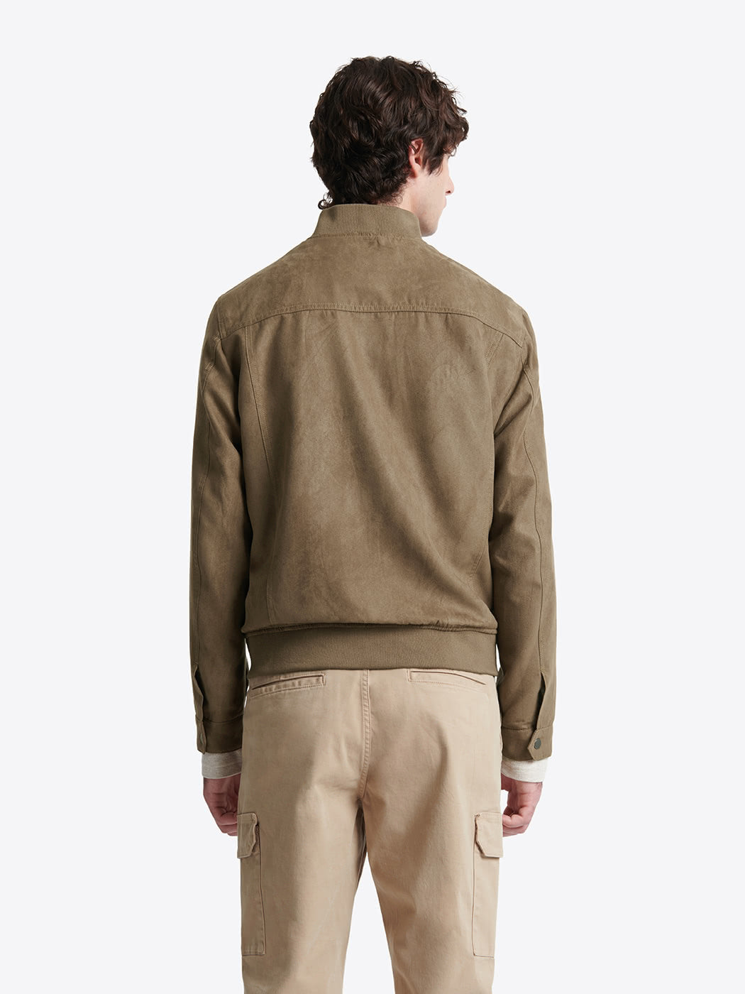 Veste casual à col teddy esprit suédine - DEVRED 1902