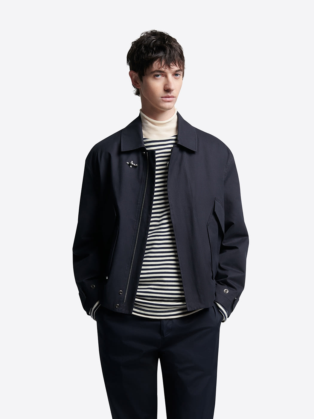 Blouson coupe boxy en coton - L'atelier - DEVRED 1902