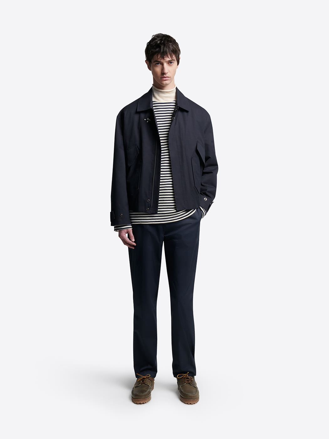 Blouson coupe boxy en coton - L'atelier - DEVRED 1902