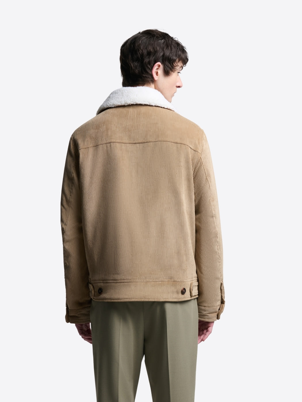 Blouson en velours col sherpa - DEVRED 1902