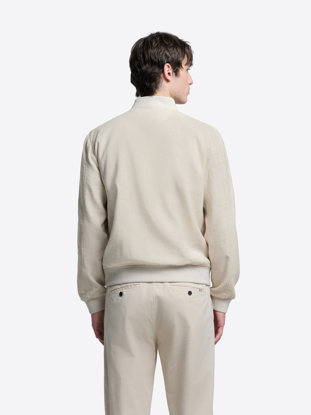 Blouson en coton lin col teddy - DEVRED 1902
