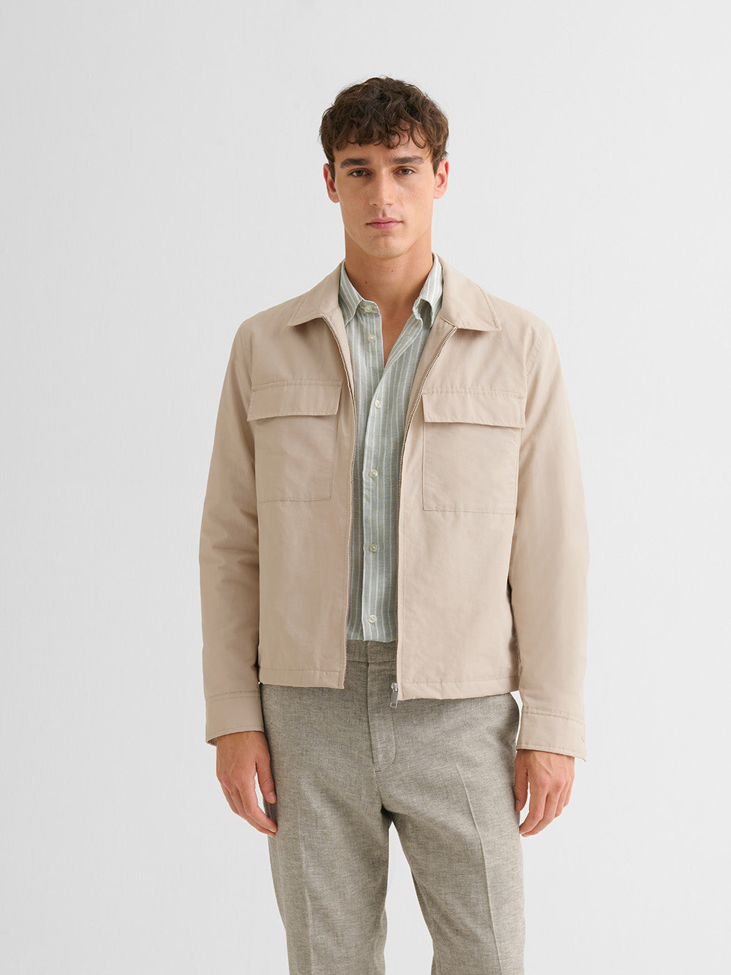 Veste casual déperlante col chemise - DEVRED 1902