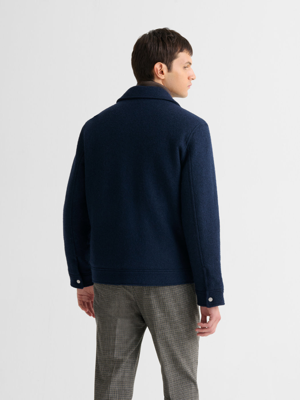 Blouson regular esprit laine bouillie - DEVRED 1902