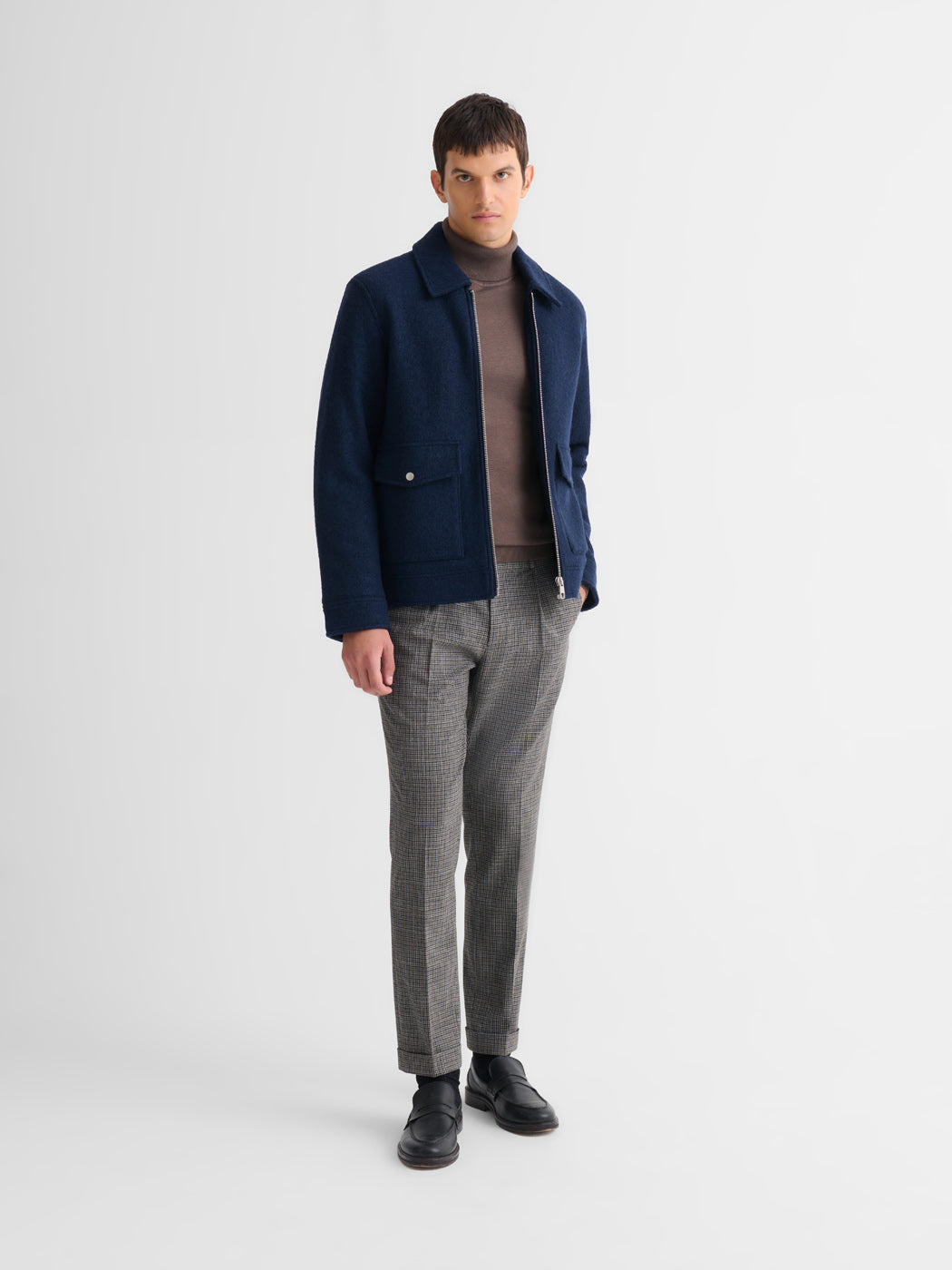 Blouson regular esprit laine bouillie - DEVRED 1902