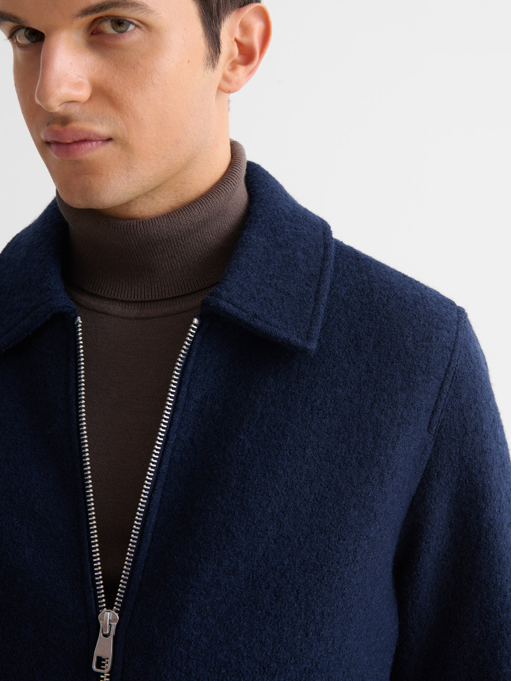 Blouson regular esprit laine bouillie - DEVRED 1902