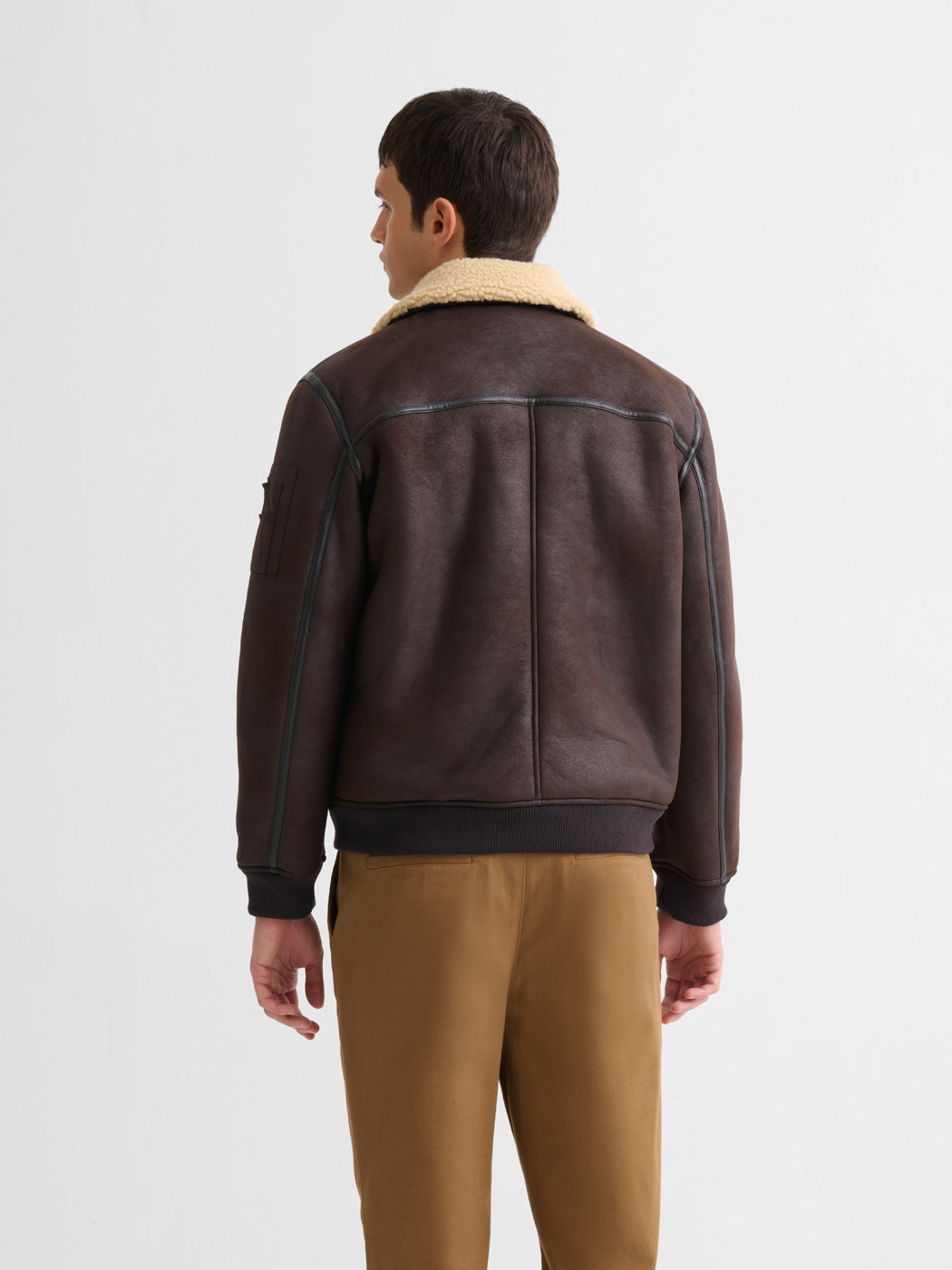 Blouson aviateur col sherpa - DEVRED 1902
