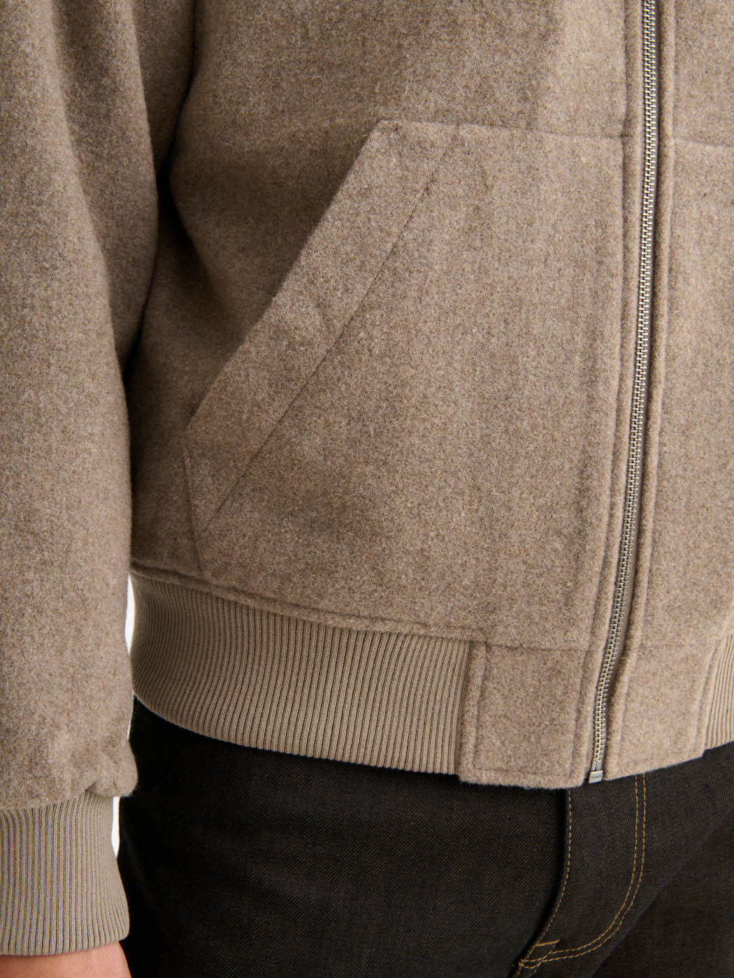 Blouson zippé esprit laine bouillie - DEVRED 1902