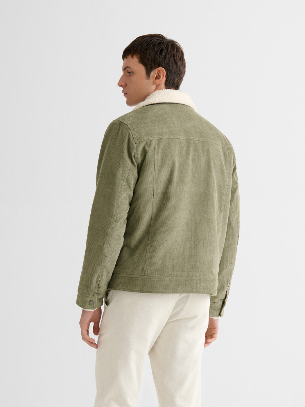Veste en velours côtelé col sherpa - DEVRED 1902