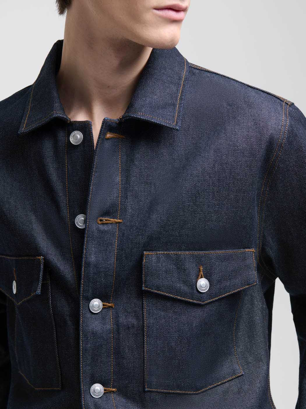 Veste selvedge col chemise - L'atelier - DEVRED 1902