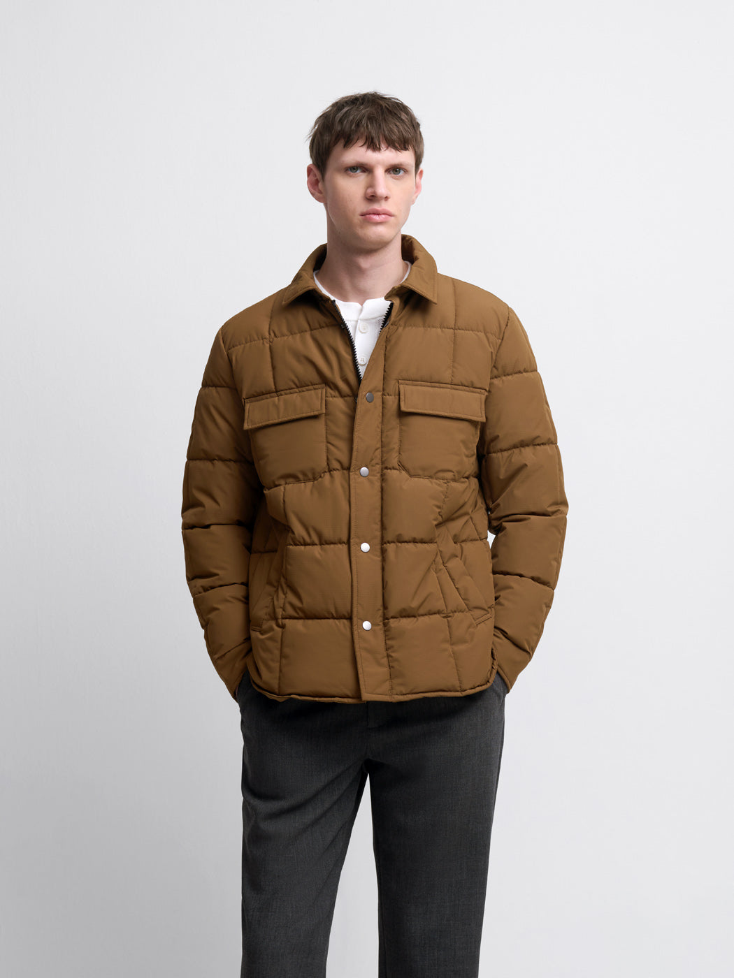 Blouson matelassé col chemise - DEVRED 1902