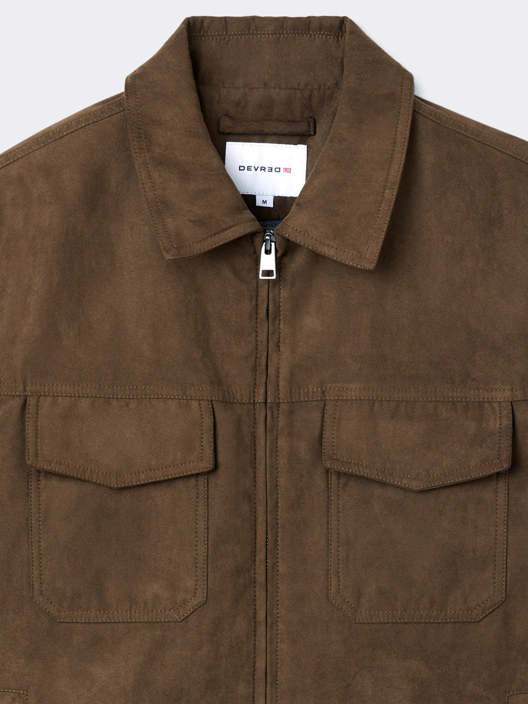 Blouson en suédine col chemise - DEVRED 1902