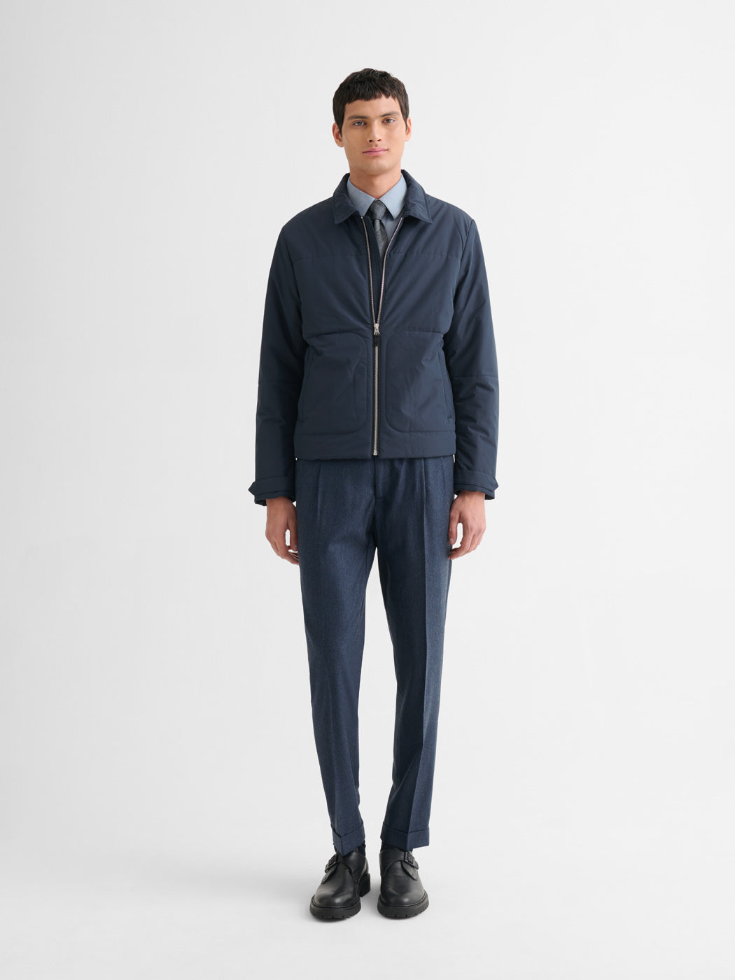 Blouson zippé matelassé col chemise - DEVRED 1902