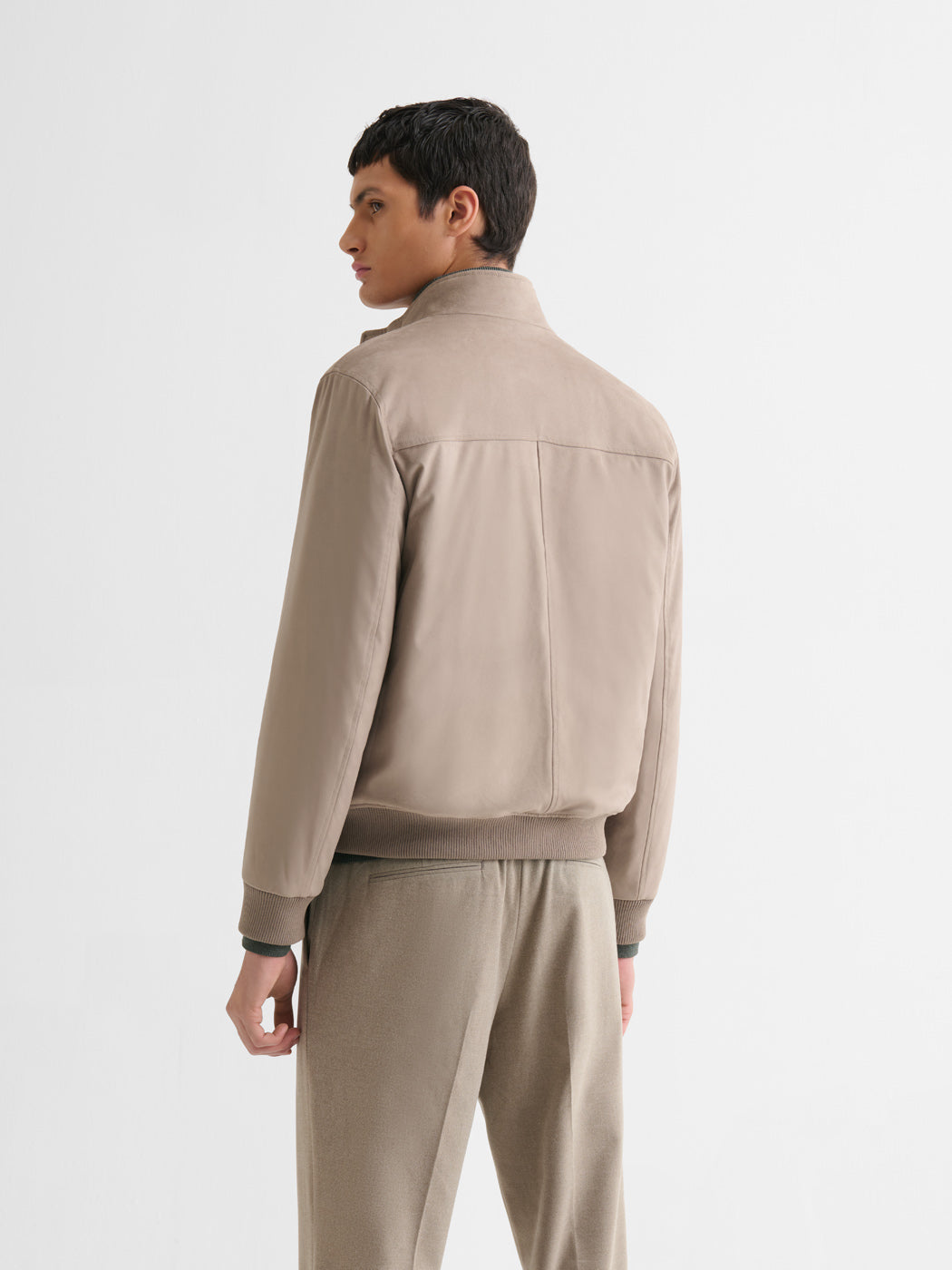 Blouson en suédine col montant - DEVRED 1902