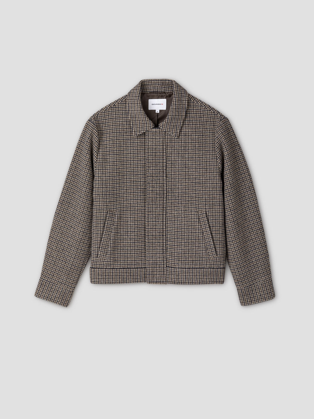Blouson en laine mélangée à motifs - DEVRED 1902