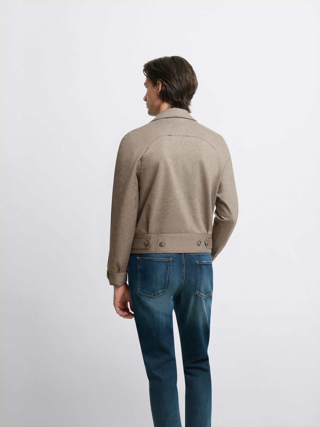 Blouson croisé droit col chemise - DEVRED 1902