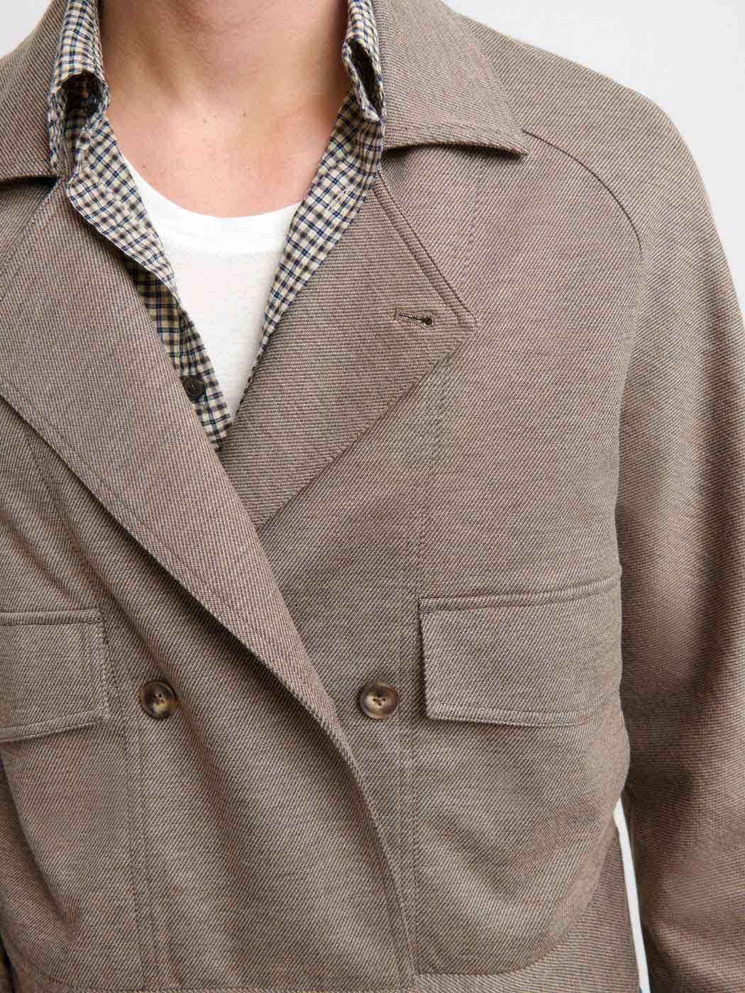 Blouson croisé droit col chemise - DEVRED 1902