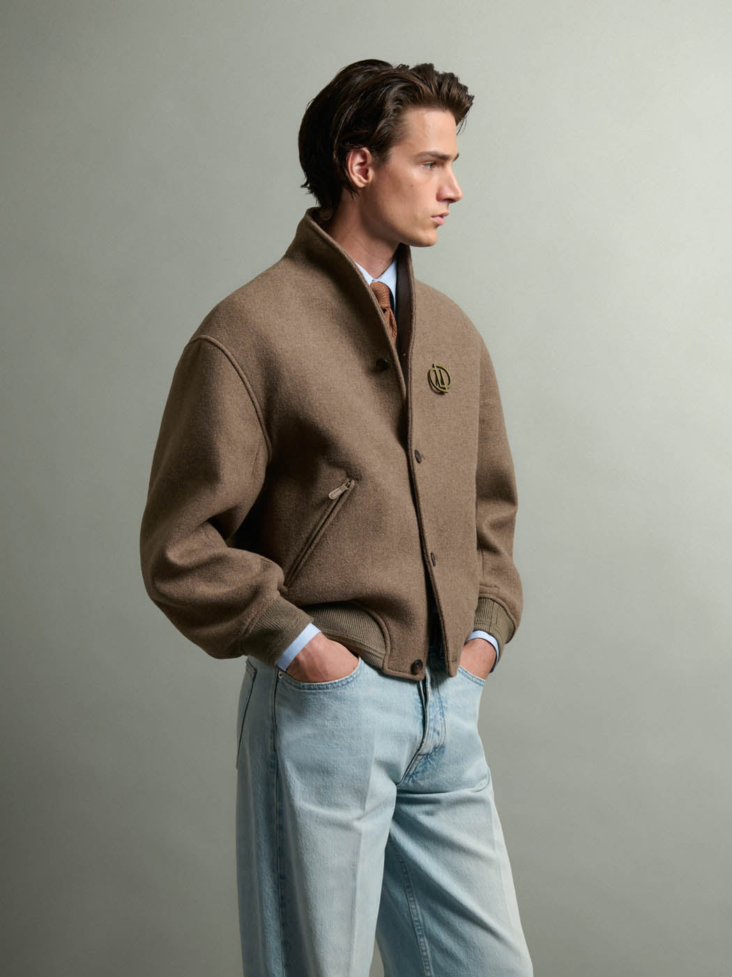 Blouson regular en laine mélangé - DEVRED 1902
