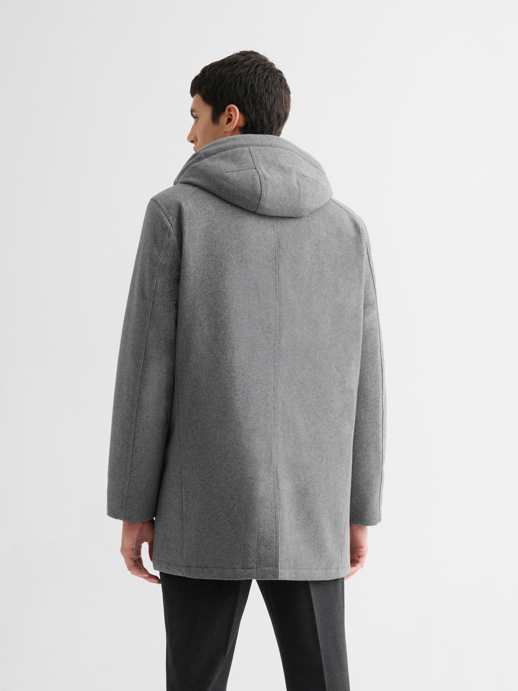 Manteau coupe droite à capuche - DEVRED 1902