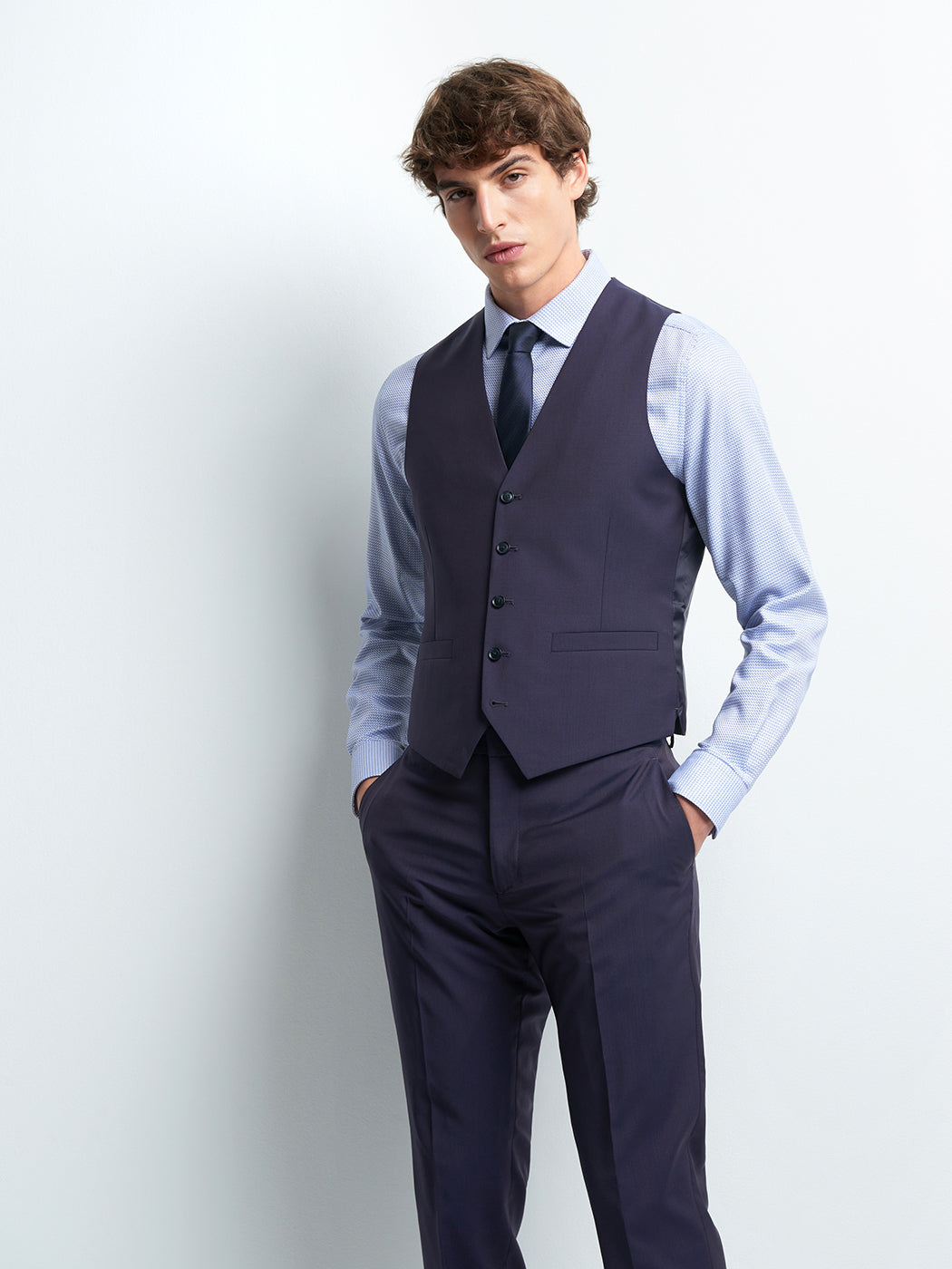 Gilet coordonnable en laine - DEVRED 1902