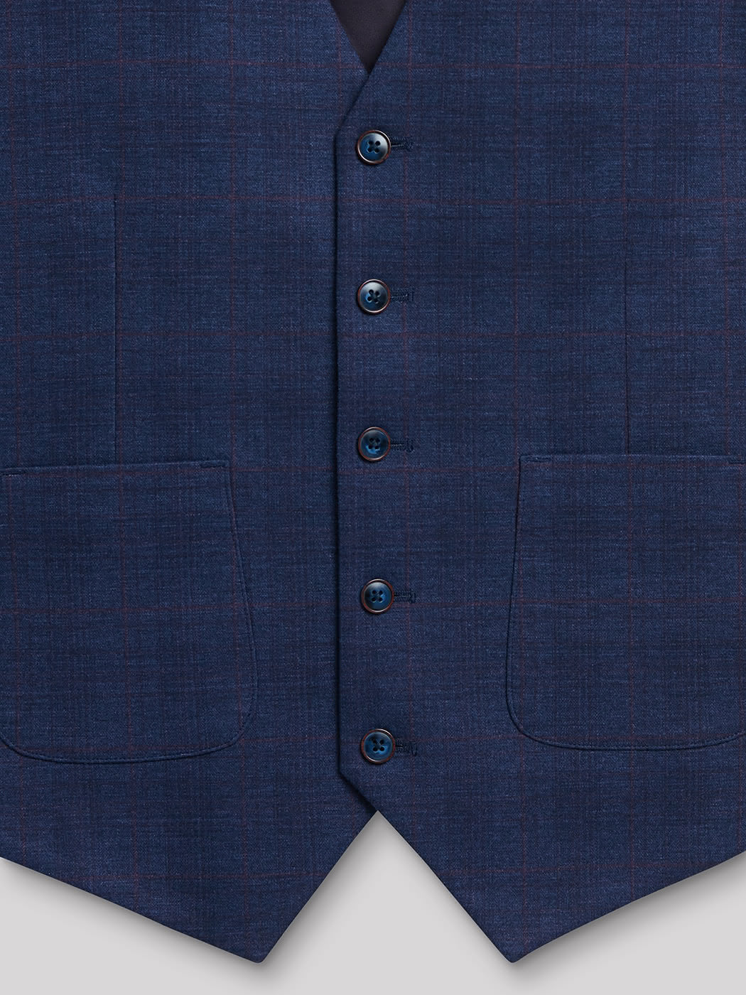 Gilet coordonnable à carreaux - DEVRED 1902