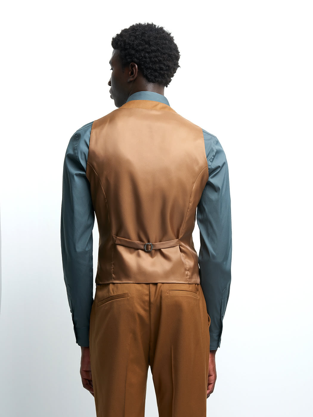 Gilet coordonnable en laine uni - DEVRED 1902