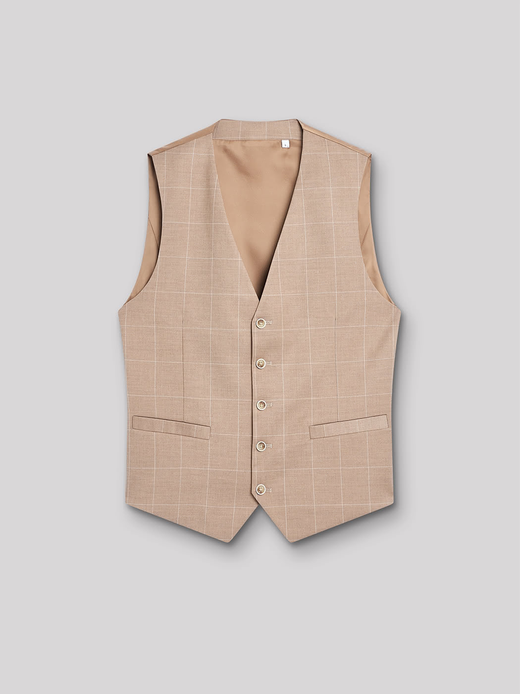Gilet de costume stretch à carreaux - DEVRED 1902