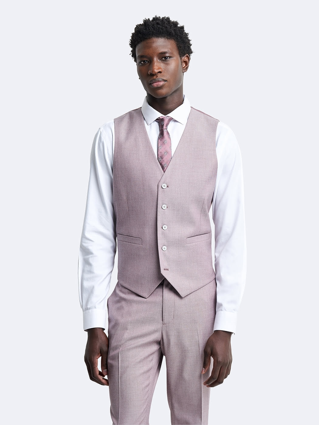Gilet de costume stretch faux uni - DEVRED 1902