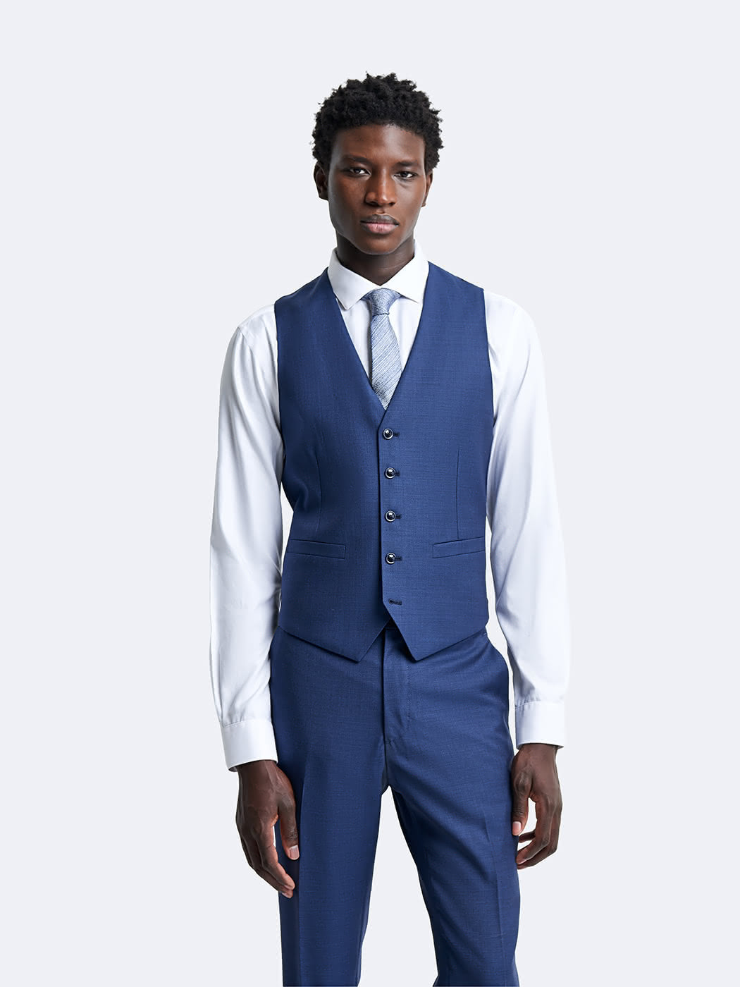 Gilet de costume bistretch 100% laine - DEVRED 1902